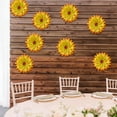 thumbnail image 3 of Surpdew Farmhouse Outdoor Metal Wall Art Decor, 8 Inch Multicolored Layered Sunflower Wall Decorations, Hanging Outdoor Wall Decor, Handmade Metal Flowers For Outdoor Outside Indoor Decor,1Pack, 3 of 4
