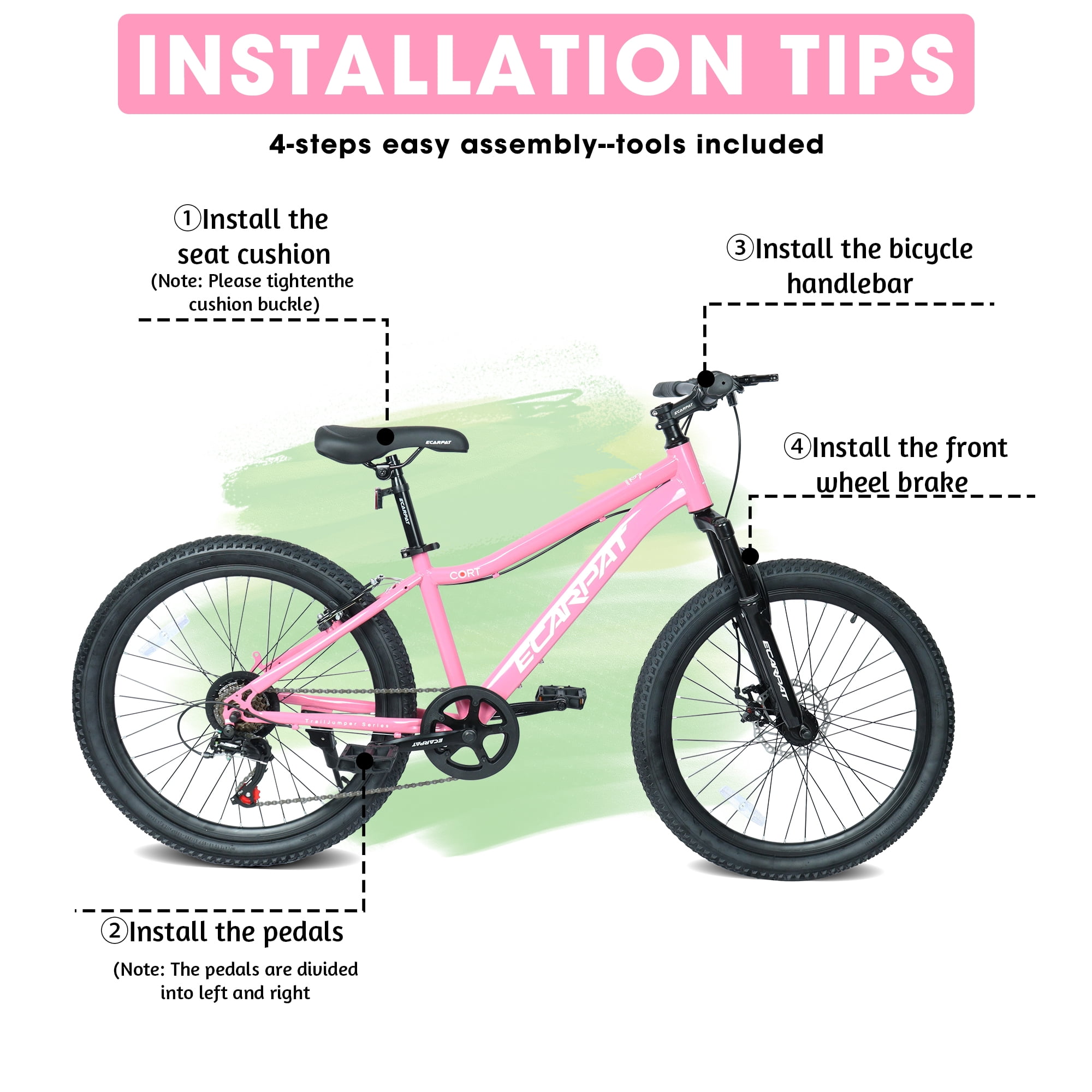 TheEshow 24 Inch Mountain Bike