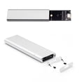thumbnail image 3 of Caja externa SSD para M.2 para SATA SSD a USB 3.1 Tipo C - Aluminio de alta velocidad, 3 of 10