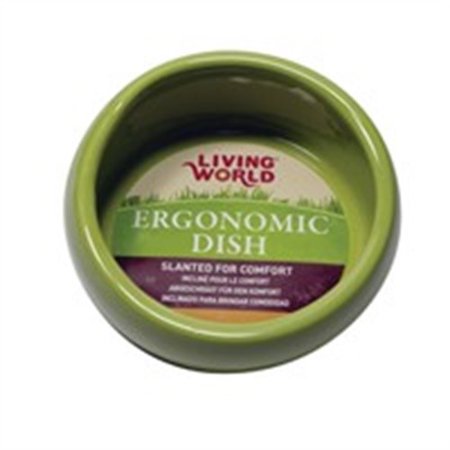 Living World Ergonomic Dish Green Lg