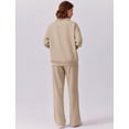 thumbnail image 3 of Conjunto de sudaderas PINSPARK Sudadera con cremallera en cuarto y pierna ancha L, 3 of 6