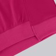 thumbnail image 5 of VBARHMQRT Chandails à Capuche Couple Hiver Femme Col Rond Court Couleur Unie, 5 of 5