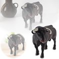 thumbnail image 1 of Simulation Black Cow Model Desktop Animal Ornaments Static Plastic Black Cow Decorative Toy Suitable Home And, 1 of 7