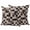 Black, variant on Moroccan Patchwork Outdoor Pillow Covers 18"x18" Set of 2, Western Ethnic Abstract Brown Beige Cream Fur Style Waterproof Throw Pillow Covers for Patio Furniture, Decorative Cushion Covers for Porch