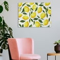 thumbnail image 3 of Fenyluxe Lemon Canvas Print Wall Art Decor Ready To Hang Room Home Art Decor Made In America 16x12in, 3 of 6