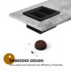 thumbnail image 3 of Recipientes de café Empreso Giros de espresso Barra de goma incrustada Copage CoffeeWare Collection Hallow Estable para Barista Cafe Bar Plano Advancent HA011218-02B, 3 of 7