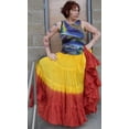 thumbnail image 4 of Wevez Plus Size 40 Inches Long Tribal Fusion 25 Yard Skirt (YM), 4 of 4