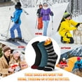 thumbnail image 4 of Loritta 3 Pairs Thermal Socks for Women, Winter Thick Warm Heated Boot Crew Socks Size 5-11, 4 of 6