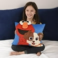 thumbnail image 4 of Sesame Street Elmo 3D Decorative Child Multicolored 1 Piece Throw Soft Pillow for Kids Bed - 16"x13", 4 of 6