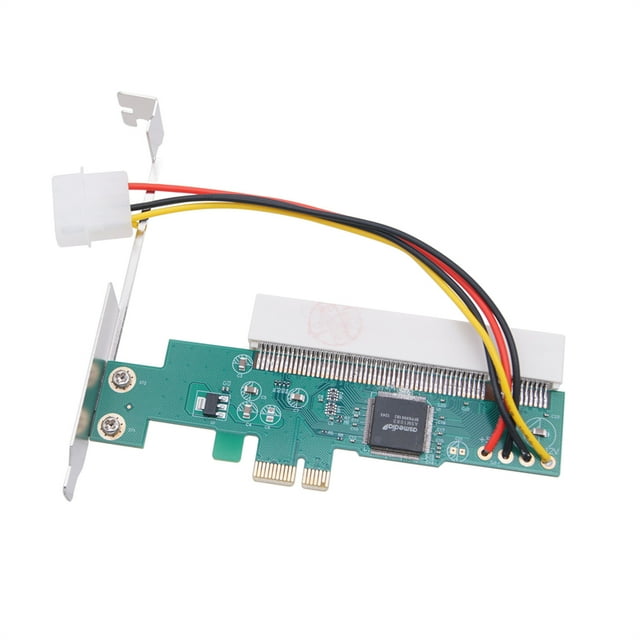 PCIE to PCI Adapter PCI Express X1 to PCI Expansion Card Riser ASM1083 Chipset PCI-E Converter Adapter with 4Pin Power Connector without Capacitance