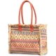 thumbnail image 1 of LHSHID Women Canvas Handbag Ethnic Style Tote Bag Retro Shoulder Bag with Tassels Summer Beach Bag Bohemian Top Handle Bag, 1 of 6
