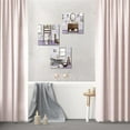 thumbnail image 4 of Bathroom wall Art Farmhouse Bathroom Decor Painting, Framed Canvas Wall Art 12x12inchx3Pieces (Lavender), 4 of 6