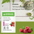 thumbnail image 4 of Herba life. Raspberry Herbal Tea Concentrate: Raspberry Flavor – Gluten-Free, Naturally Flavored, No Artificial Sweeteners (30 Packets), 4 of 6