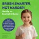 thumbnail image 3 of MOUTHWATCHERS Dr Plotkas Cepillos de dientes extra suaves para niños Cepillos de dientes con hilo dental manual | Cepillos de dientes Ultra Clean Nano | Paquete de 4 - Cepillos de dientes amarillos pa, 3 of 6