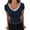 BD34_Black, variant on Womens Summer Tops Short Sleeve Basic Casual Deep V Neck T-Shirts Trendy Ribbed Knit Tee Gray 2XL