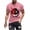 Pink, variant on UVEASISHA Men's Novelty Graphic T-Shirts Short Sleeve Funny Face Printed Casual Tees Breathable Slim Fit Gym Workout Shirts Comfy Crewneck Pullover White L