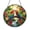 Acrylic 3.5 Inch, variant on Tropical Parrots Jungle Stained Glass Suncatcher, Vibrant Bird Window Hanging Decor, Exotic Rainforest Nature Art Gift For Bird Lover Home