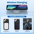 thumbnail image 3 of for iPhone 13 Magnetic Case, 3D Hollow Mesh Heat Dissipation Phone Case Compatible with Magsafe, Breathable Cooling Hard PC Shockproof Cover for iPhone 13(6.1 inch, Black), 3 of 14