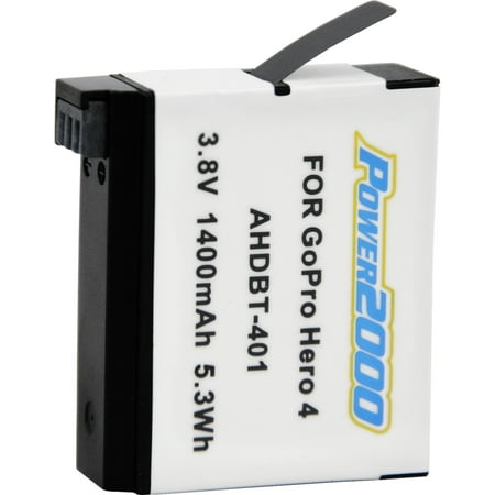 Power2000 ACD-427 Rechargeable Battery for GoPro HERO 4