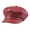Wine Red, variant on 8 Panels Newsboy Caps for Women, PU Leather Cabbie Painter Hat Gatsby Ivy Beret Cap
