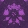 thumbnail image 1 of Ahgly Company Machine Washable Indoor Square Transitional Dark Orchid Purple Area Rugs, 4' Square, 1 of 7