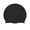 Black, variant on Cheers.US Unisex Silicone Swim Cap Waterproof Swimming Hat Durable Non-Slip Swimming Pool Cap Elastic Swimming Cap for Long and Short Hair