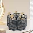 thumbnail image 3 of Stainless Steel Rotating Cutlery Organizer, 5-Compartment Kitchen Holder, Easy Access Design, Modern Kitchen Style, For Home Gourmet, Efficient Meal Prep, Compact Dining Solution, Dining Roo, 3 of 6