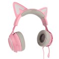 thumbnail image 2 of Gaming Headset, Microphone Headphone Cat Ear Design Easy Adjustment  For Home, 2 of 8