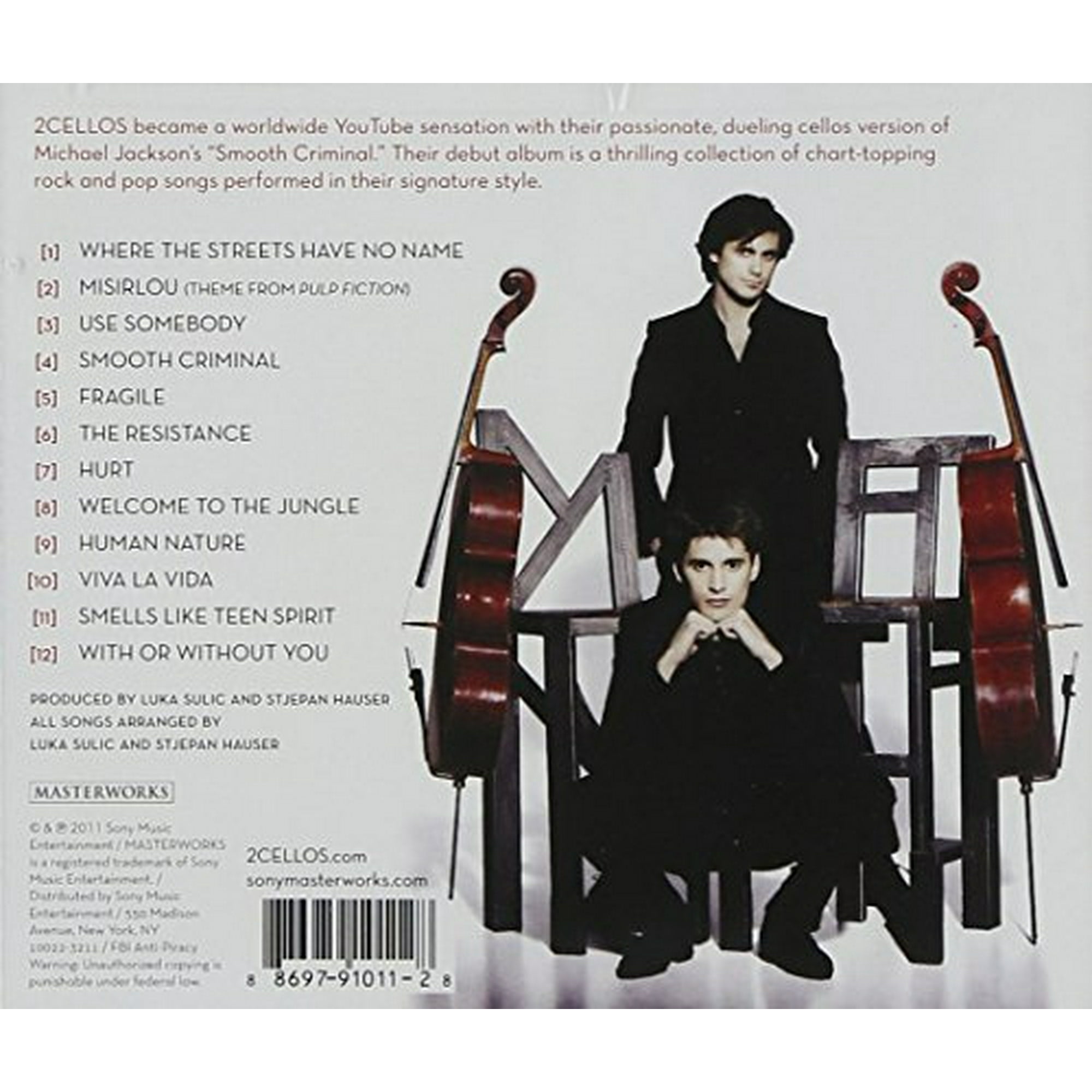 2CELLOSレコード　 LUKA SULIC & STJEPAN HAUSER 2 CELLOS LUKA SULIC AND STJEPAN HAUSER CELLO RECORDED