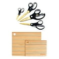 thumbnail image 2 of Prep 6pc Set: 4pc Gld Sciss & 2pc Bamboo Prep Brd, 2 of 2
