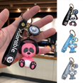 thumbnail image 2 of PENGXIANG Boc Cartoon Keychain Unfading Color Metal Buckle Lovely Panda Elephant Key Rings Bag Pendant, 2 of 10