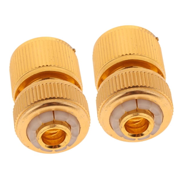 Adaptador De De Lavadora A De 2 Piezas De Enchufe De Latón Rápida Para De Jardín - 1/2 '' Cola Conector de grifo de manguera
