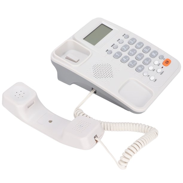 Teléfono Con Cable, Clear Speak Volumen Ajustable KX-T2029CID Teléfono Con Cable Simple Para Oficina De Hotel