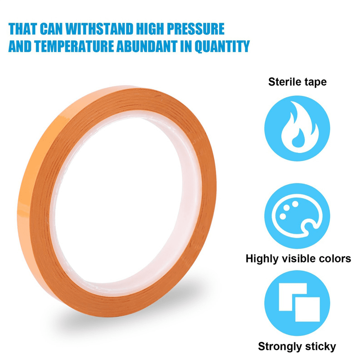 40 Rolls 10 Colors Autoclave Tape 216 Ft/L X 0.24 in/W Instruments Identification Tape Autoclavable 270 Fahrenheit