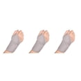 thumbnail image 4 of Eigraketly Muñequera ajustable Gimnasio Cinturón de mano Férula Carpal Deporte Esguince Compresión Autoadhesivo Brace para Fitness Gris Type1 NO1, 4 of 6
