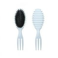 thumbnail image 1 of Waman Hot Comb - Bounce Curl Styling Brush - Cushion Brush for Curling - Multiple Color Options (Light blue trident), 1 of 8