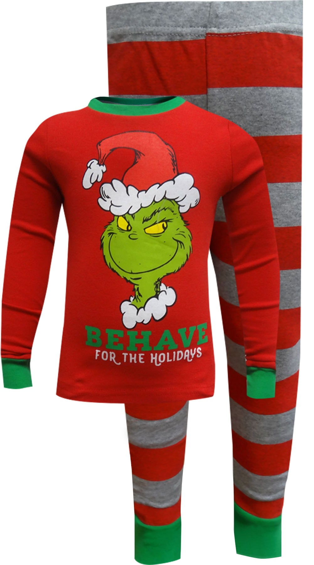 MJC - MJC Boys' Dr. Seuss The Grinch Boys Pajamas (8) - Walmart.com ...