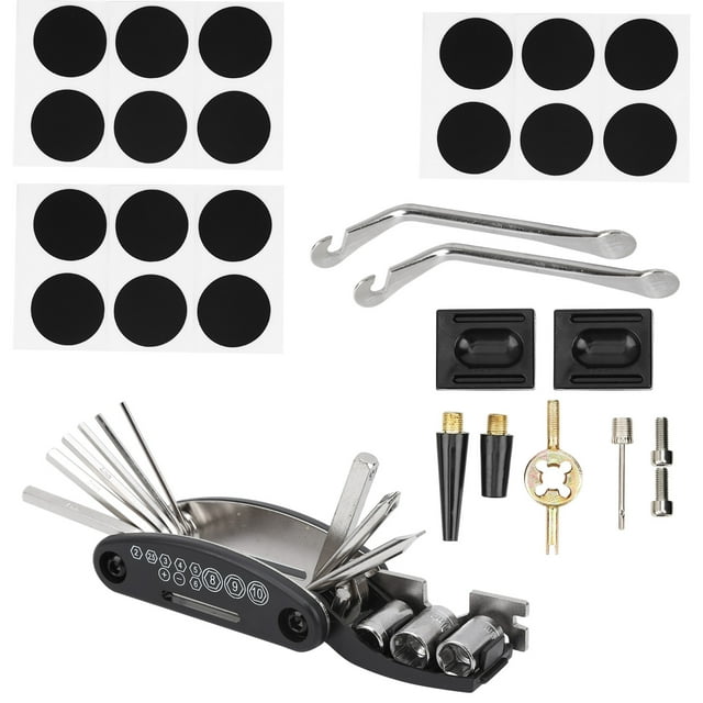 Kit de Réparation de Vélo, Sac à Outils Portable Multi-Outils pour Réparation de Pneus de Vélo, pour Vélo