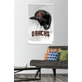 thumbnail image 2 of MLB Arizona Diamondbacks - Drip Helmet 22 Wall Poster with Magnetic Frame, 22.375" x 34", 2 of 5