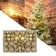 thumbnail image 5 of 101 adornos navideños con forma de estrella para la copa del árbol, colgantes creativos para decorar. Oro, 5 of 9