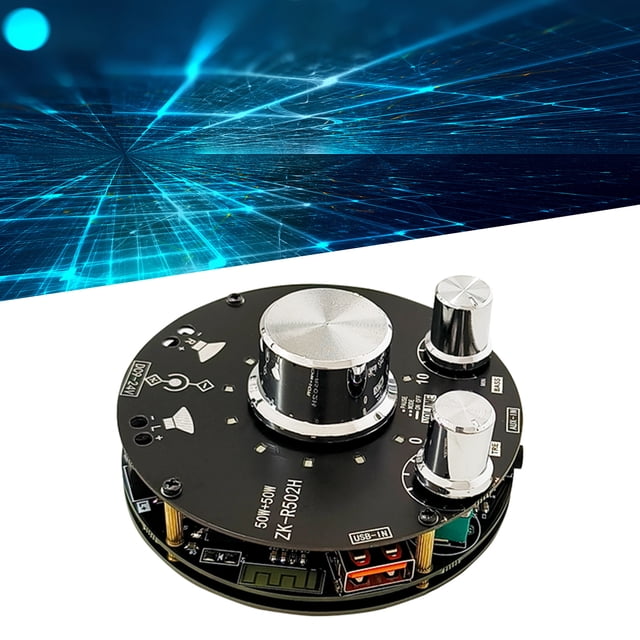 Placa amplificadora de potencia de altavoz, amplificador de potencia de 2.1 canales, placa amplificadora de potencia Bluetooth, placa amplificadora de audio estéreo diseñada meticulosamente