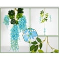 thumbnail image 1 of Xihbxyly Decoración con Flores Artificiales, Elegante Arte Mural Violeta, Impresionante Detalle para Bodas, Accesorios Versátiles para Escenas, Sesiones de Fotos para Fiestas, Perfecto para La Decora, 1 of 7