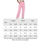 thumbnail image 2 of Pantalones casuales Cintura elástica Ajuste holgado Traje diario de talla grande para mujer Kuymtek Rosa T L para Mujer, 2 of 7
