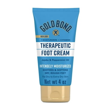 2 Pack - Gold Bond Foot Cream Therapeutic 4 oz Each
