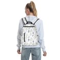 thumbnail image 5 of Yiaed Lavender Flowers Print Lightweight Backpack Travel Backpacks Hiking Daypack for Women Men, 5 of 5