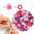 thumbnail image 2 of YUEHAO Bracelets Beads Glitter Beads Hair Beads Craft Beads Children's Multicolor Beads Diy Beads Bracelet Beads Craft Beads, 2 of 5