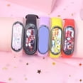 thumbnail image 2 of Reloj electrónico con 3 luces LED y pegatinas de dibujos animados para estudiantes, moderno, táctil, resistente al agua, 2 of 5