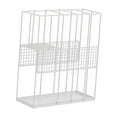 thumbnail image 2 of jifeng Umbrella Stand Rack Iron Storage Container Entryway Umbrella Holder for Home white, 2 of 9