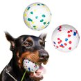 thumbnail image 3 of 2PCS Dog Bite Ball Set Funny Interactive Dog Chewing Ball Dog Teething Ball, 3 of 10