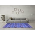 thumbnail image 3 of Ahgly Company Indoor Rectangle Oriental Purple Modern Area Rugs, 7' x 9', 3 of 4